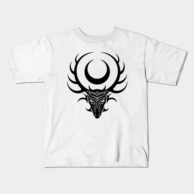 Cernunnos Kids T-Shirt by OccultOmaStore